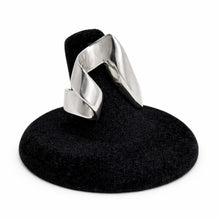 Sculptural Sterling Modernist Ring Size 8 3/4