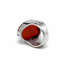 Sterling Carnelian Ring Size 5