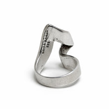 Sculptural Sterling Modernist Ring Size 8 3/4
