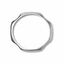 Sterling Bangle Sculptural Bracelet