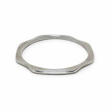 Sterling Bangle Sculptural Bracelet