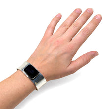 Taxco Sterling and Black Enamel Modernist Cuff