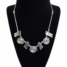 Vintage 90s Sterling Whimsical Modernist Necklace