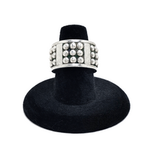 Sterling Silver Taxco Ball Stud Ring Size 6 1/2