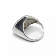 Modernist Sterling Asymmetrical Fan Ring Size 7