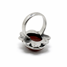Sterling Silver Agate Ring Size 5