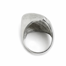 Modernist Sterling Asymmetrical Fan Ring Size 7