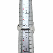 Modernist Sterling Asymmetrical Fan Ring Size 7