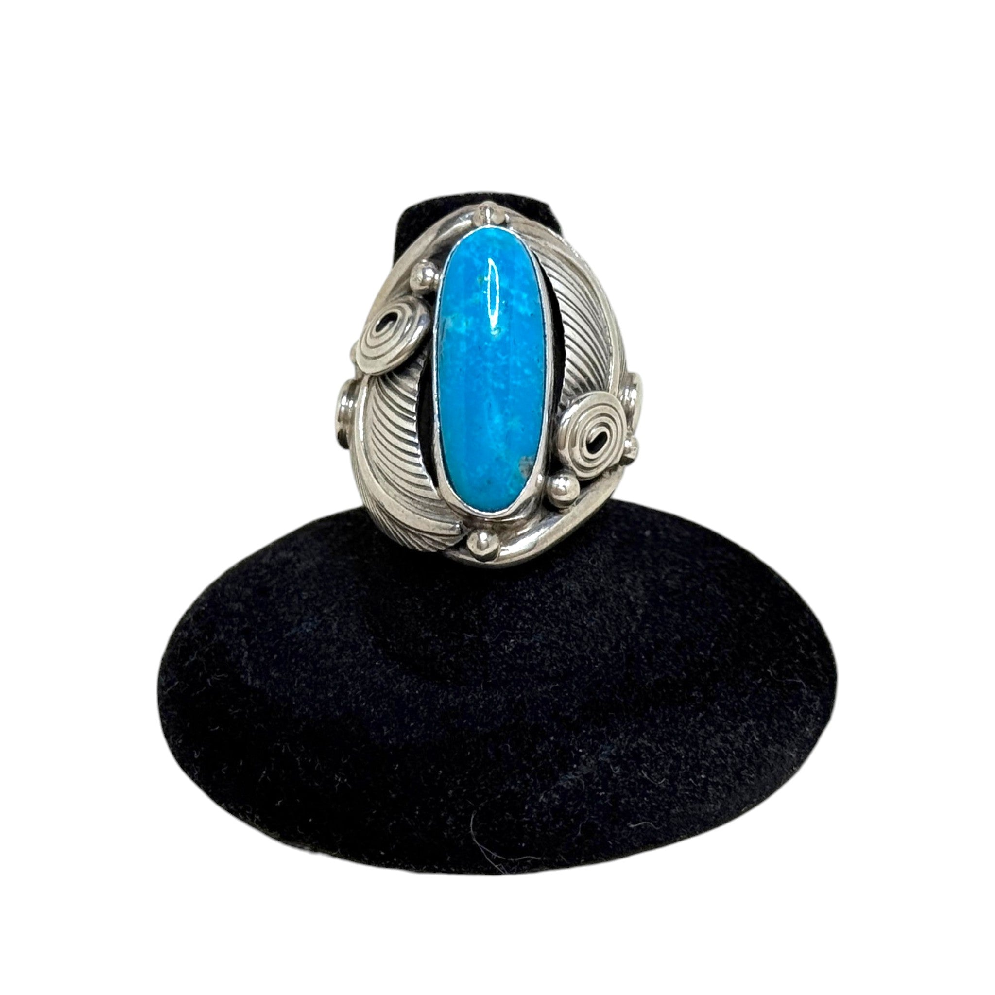 Navajo Turquoise Sterling Ring size 7